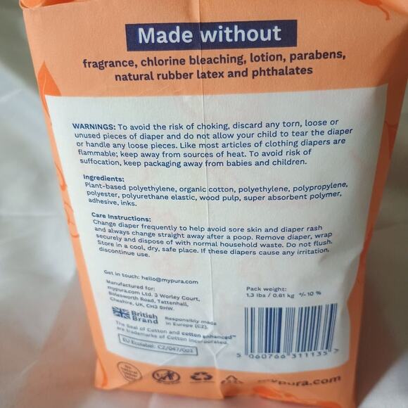 Pura Size 2 Baby Diapers - 29 Pack - Picture 4 of 4